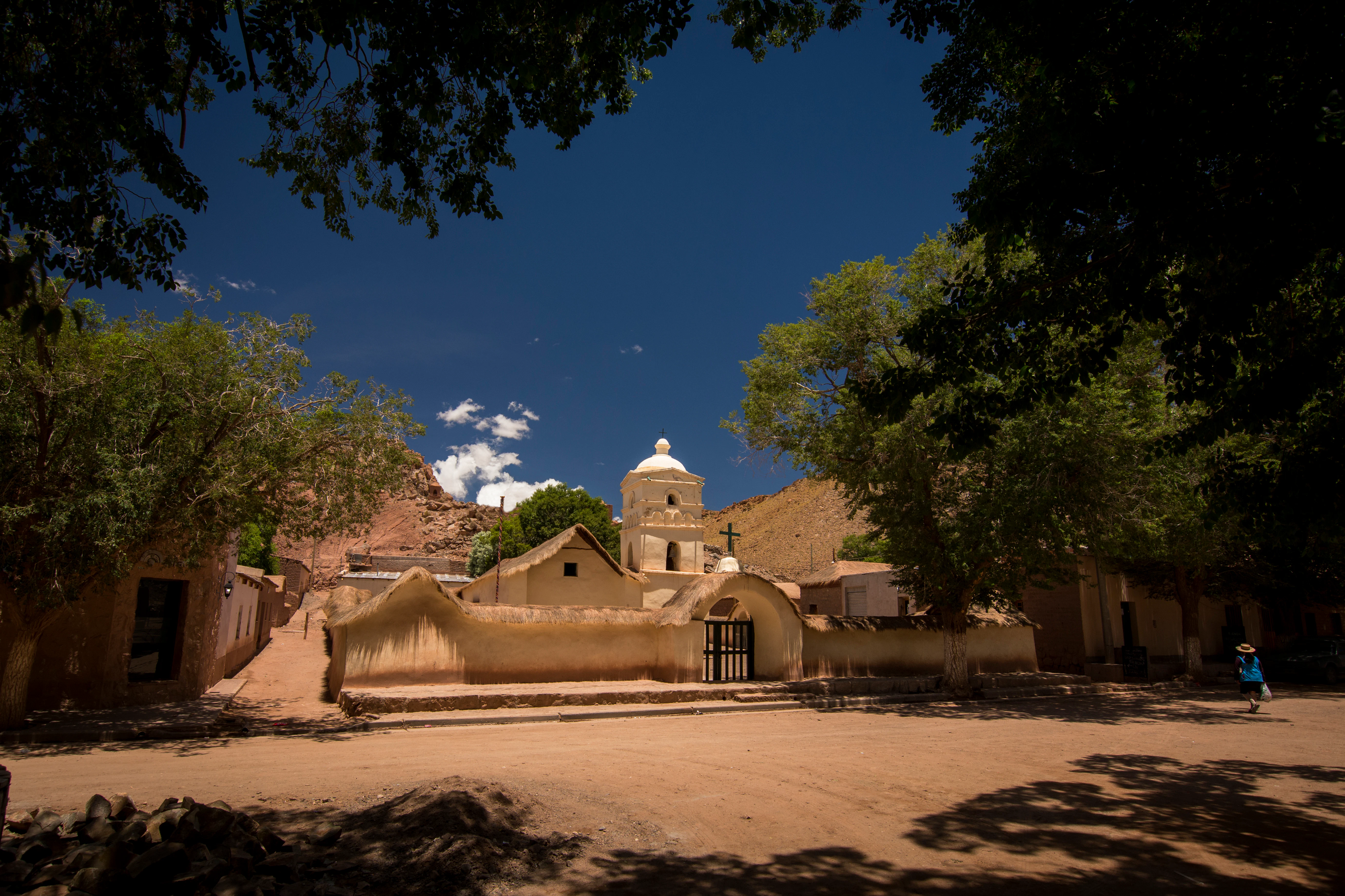 Historic adobe church in the little town of Susques, Argentina.