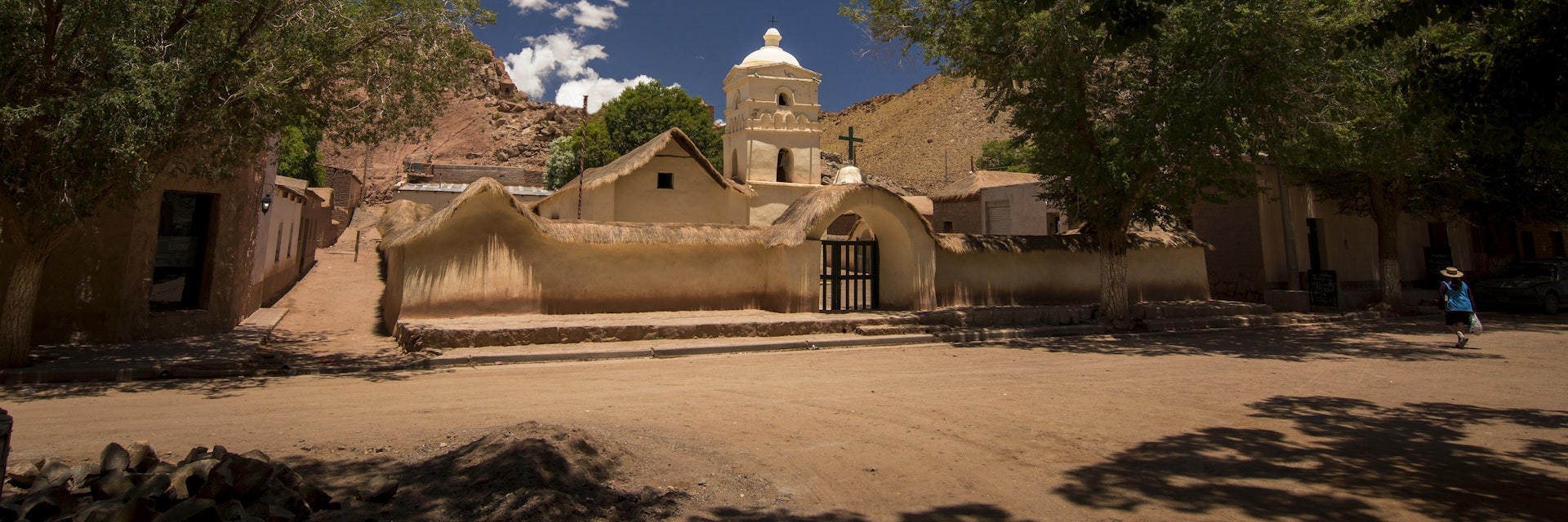Historic adobe church in the little town of Susques, Argentina.