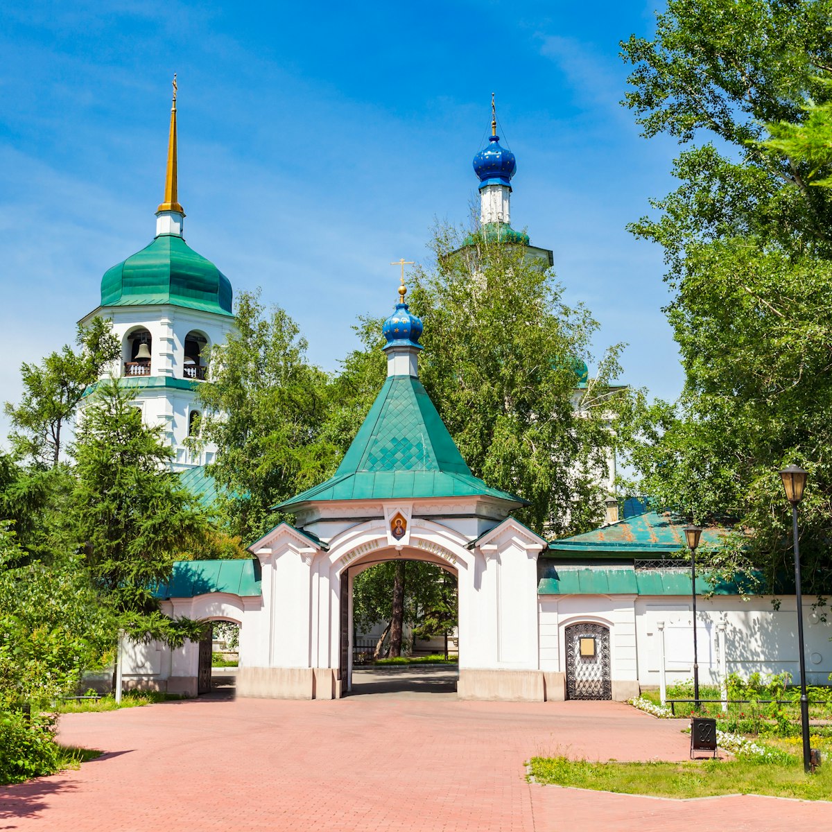 Znamensky Monastery in Irkutsk, Russia. 