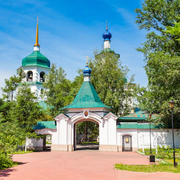Znamensky Monastery in Irkutsk, Russia.