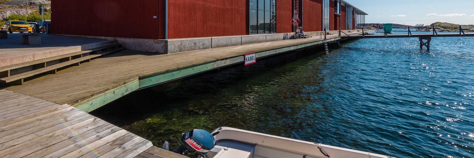 Exterior of Nordiska Akvarellmuseet at Skärhamn.