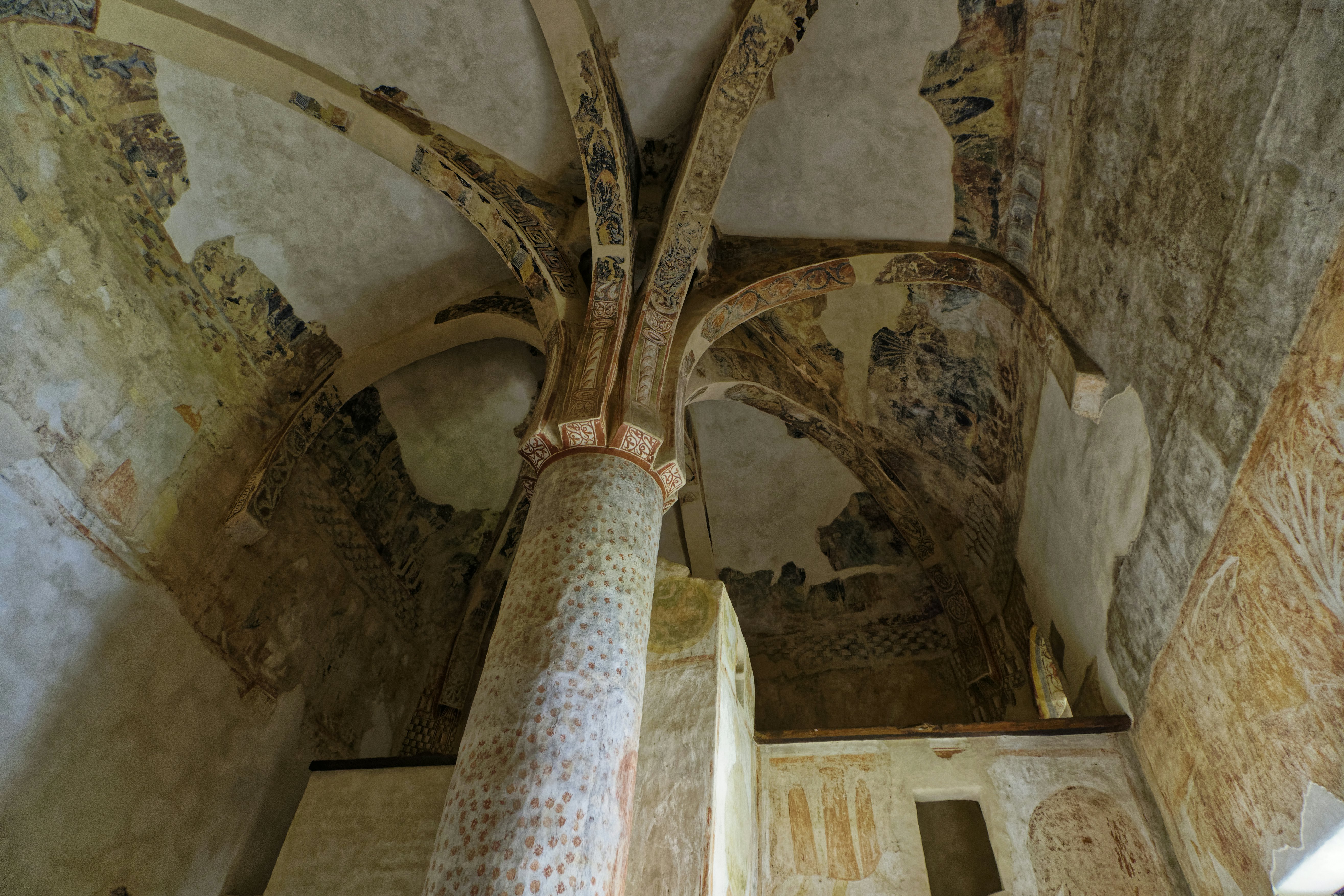 Interior of Ermita de San Baudelio.