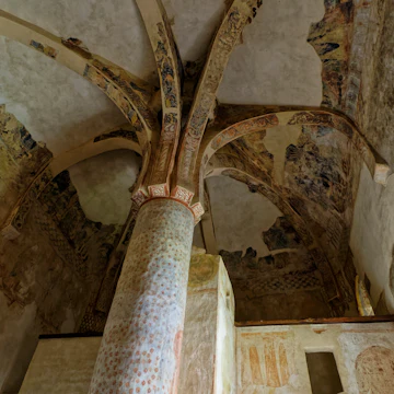 Interior of Ermita de San Baudelio.