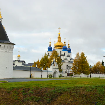 Tobolsk Kremlin and the Sophia-Assumption Cathedral, built in 1689.