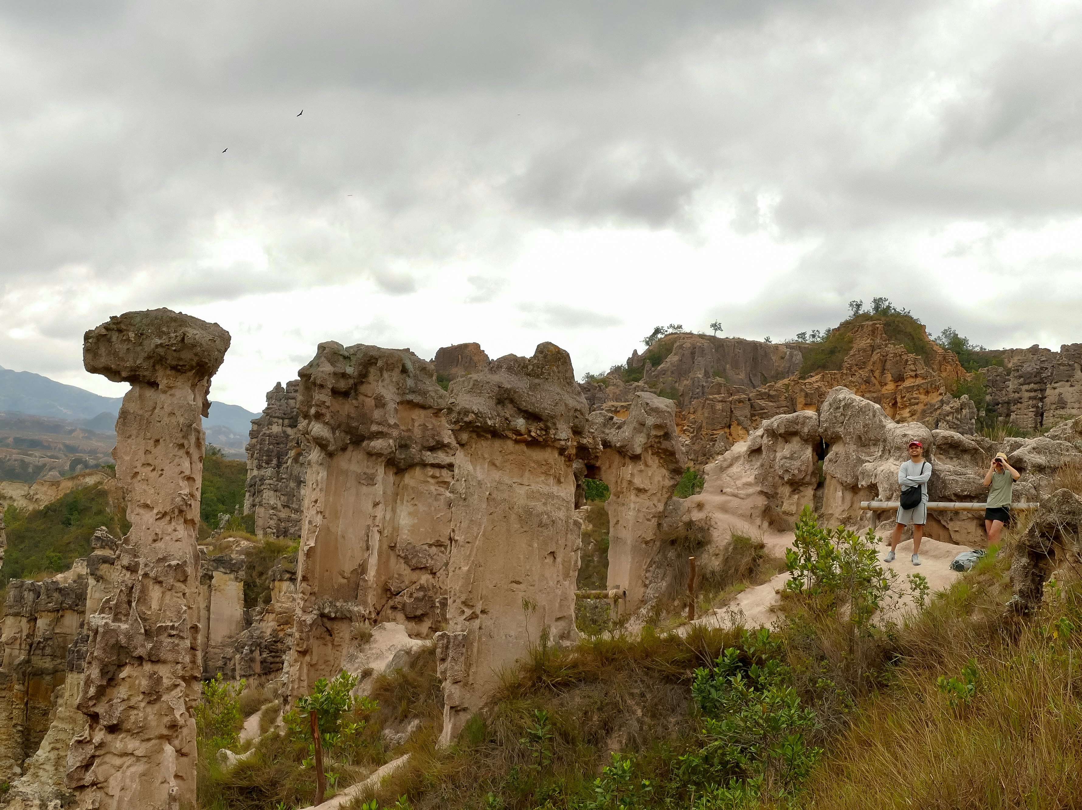 The Unique Natural Area Los Estoraques is one of the smallest protected areas in Colombia.