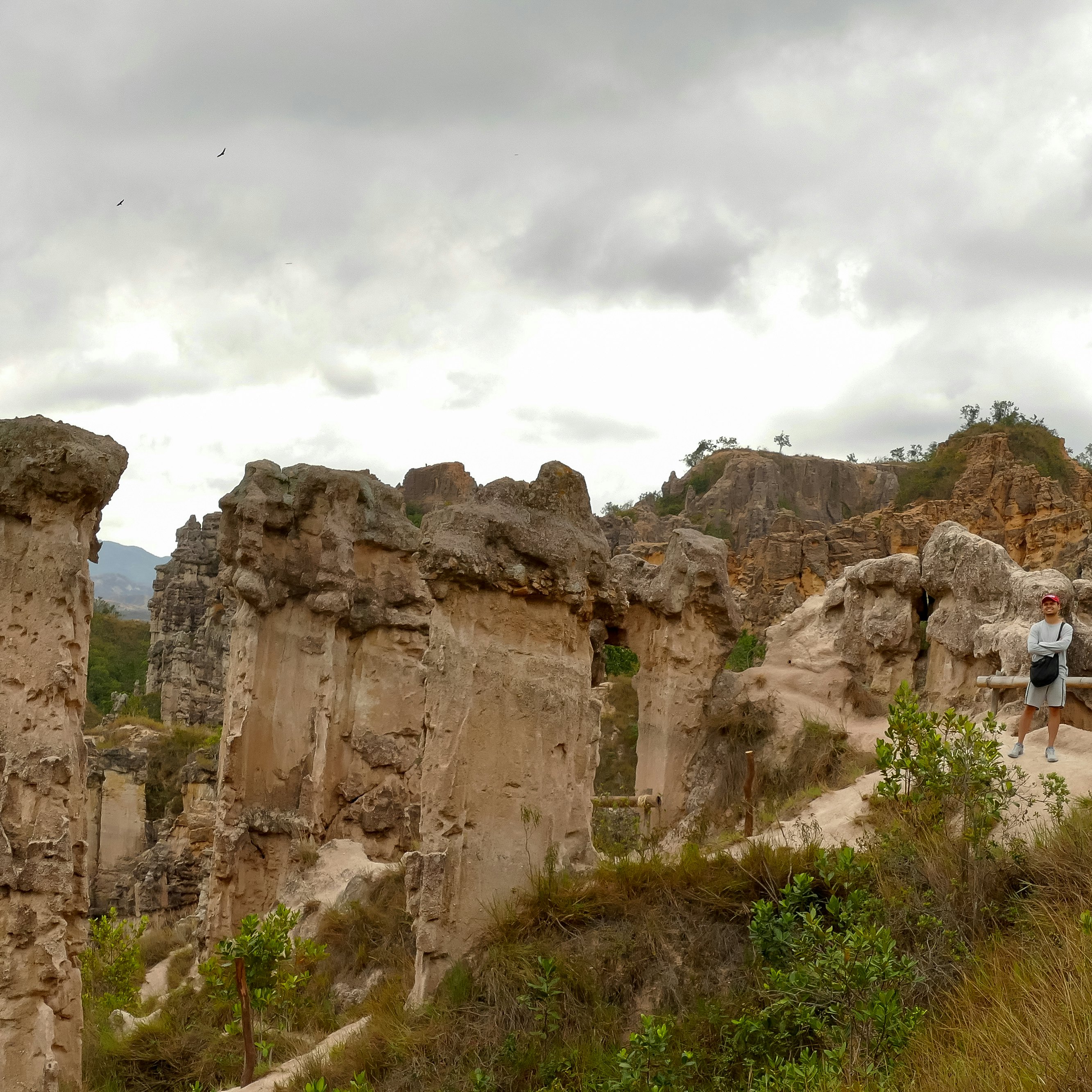 The Unique Natural Area Los Estoraques is one of the smallest protected areas in Colombia.