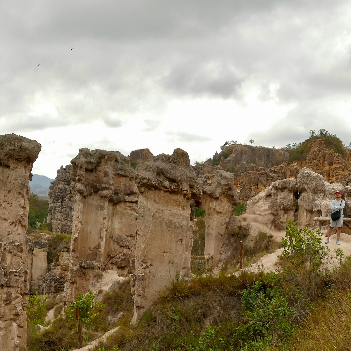 The Unique Natural Area Los Estoraques is one of the smallest protected areas in Colombia.
