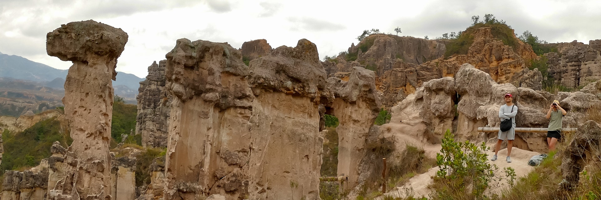 The Unique Natural Area Los Estoraques is one of the smallest protected areas in Colombia.