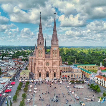 Basilica of Our Lady of Lujan in Argentina.