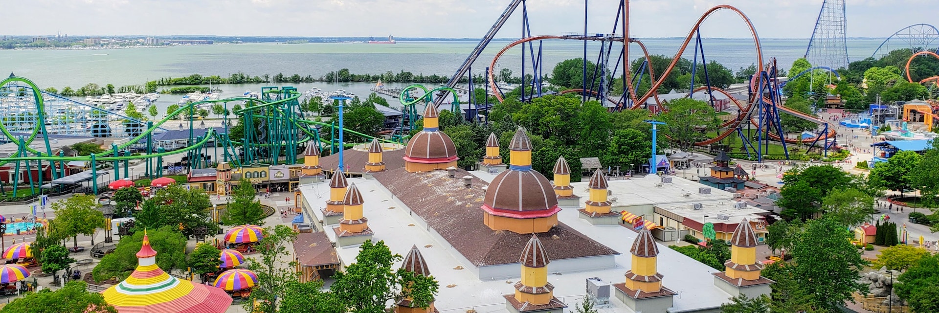 Cedar Point Amusement Park in Sandusky, Ohio.