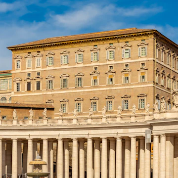 Apostolic palace (official residence of reigning pope) in Vatican
1454047372
apostle, square, historic, official, residence, pietro, saint, column, san, piazza, italian, destination, apostolico, apostolic, bernini, papal, catholic, famous, peter, st, building, landmark