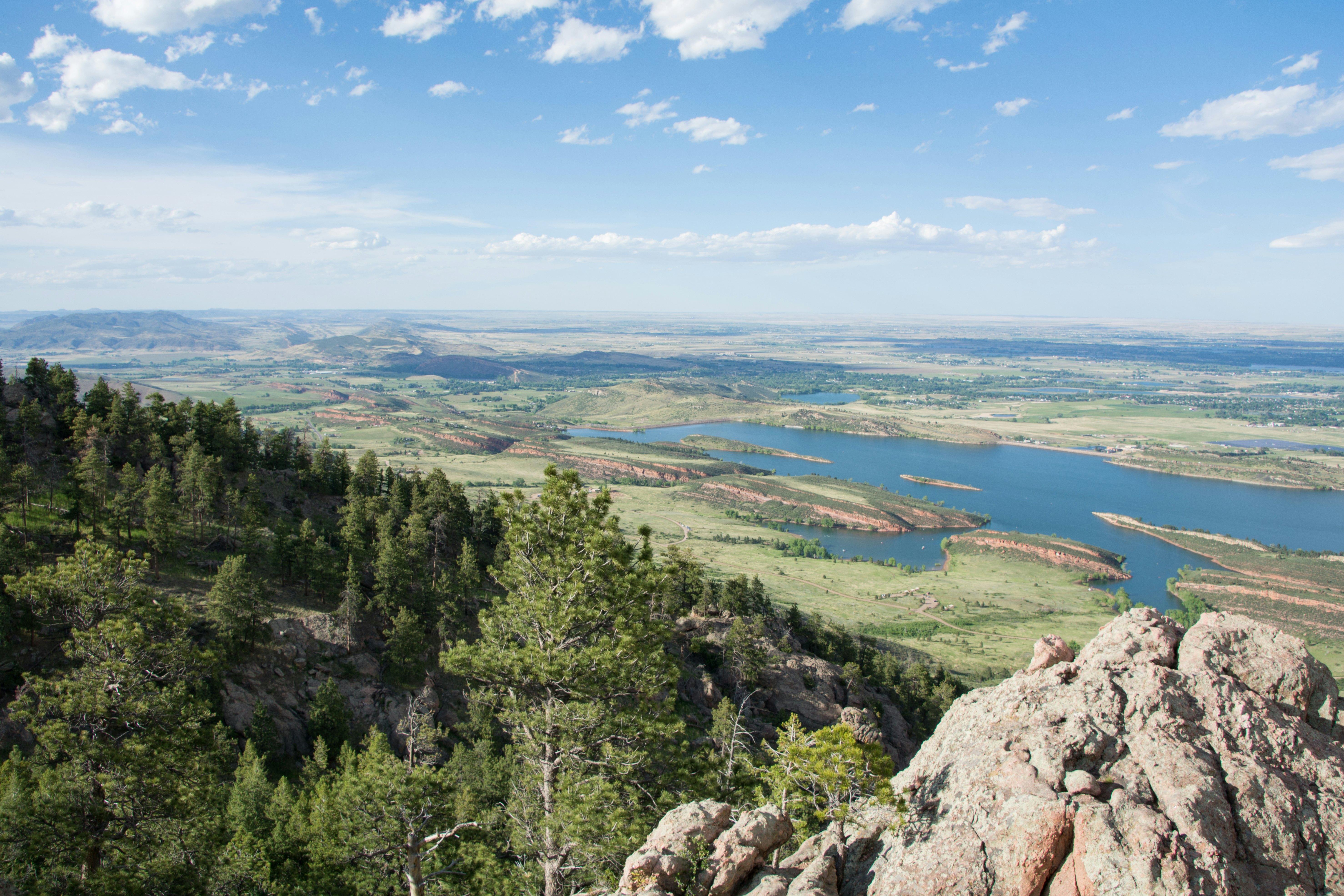 A view from Arthur's Rock in Lory State Park.