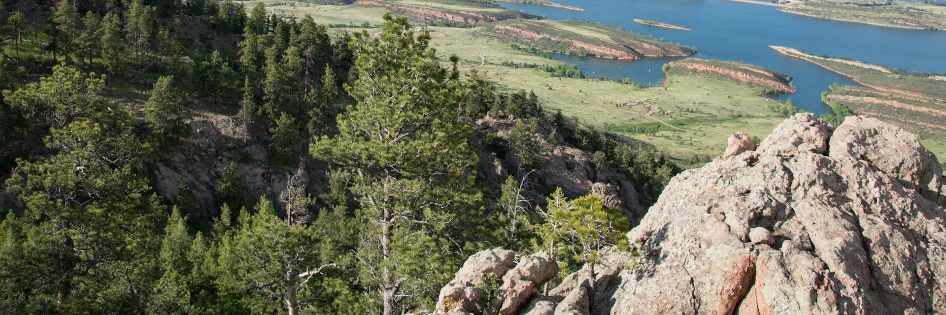 A view from Arthur's Rock in Lory State Park.