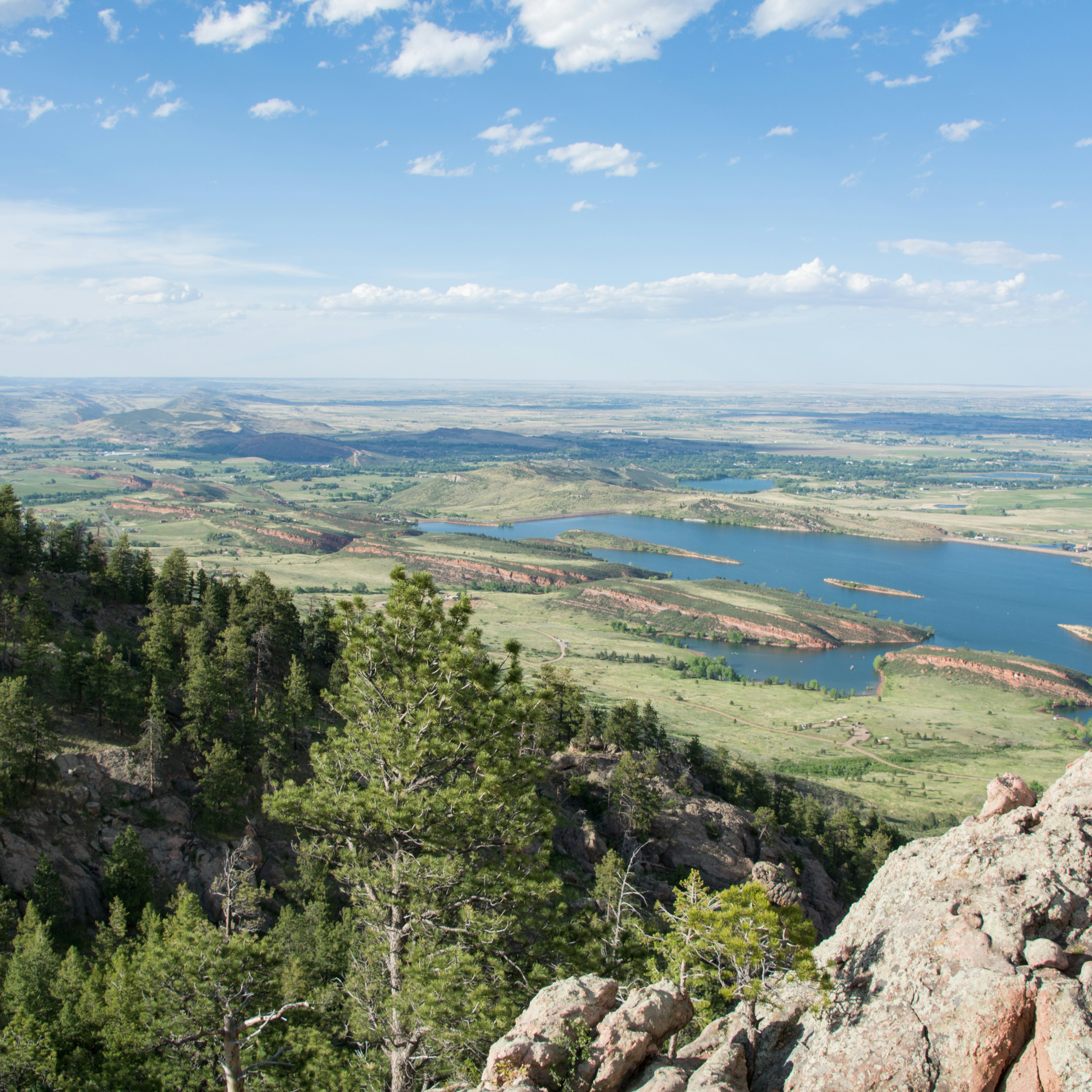 A view from Arthur's Rock in Lory State Park.