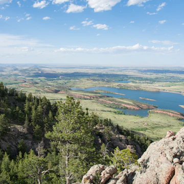 A view from Arthur's Rock in Lory State Park.
