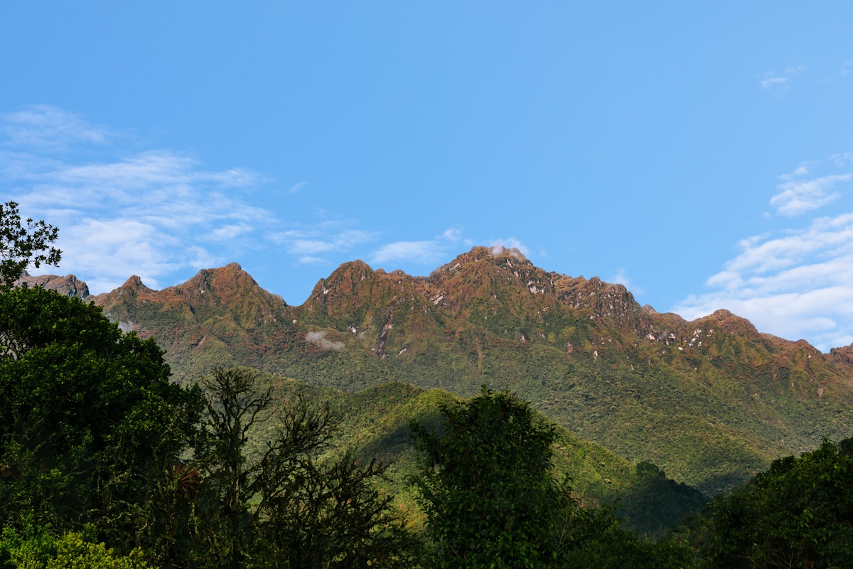 Mountains of the Farallones de Cali National Park, Colombia.
