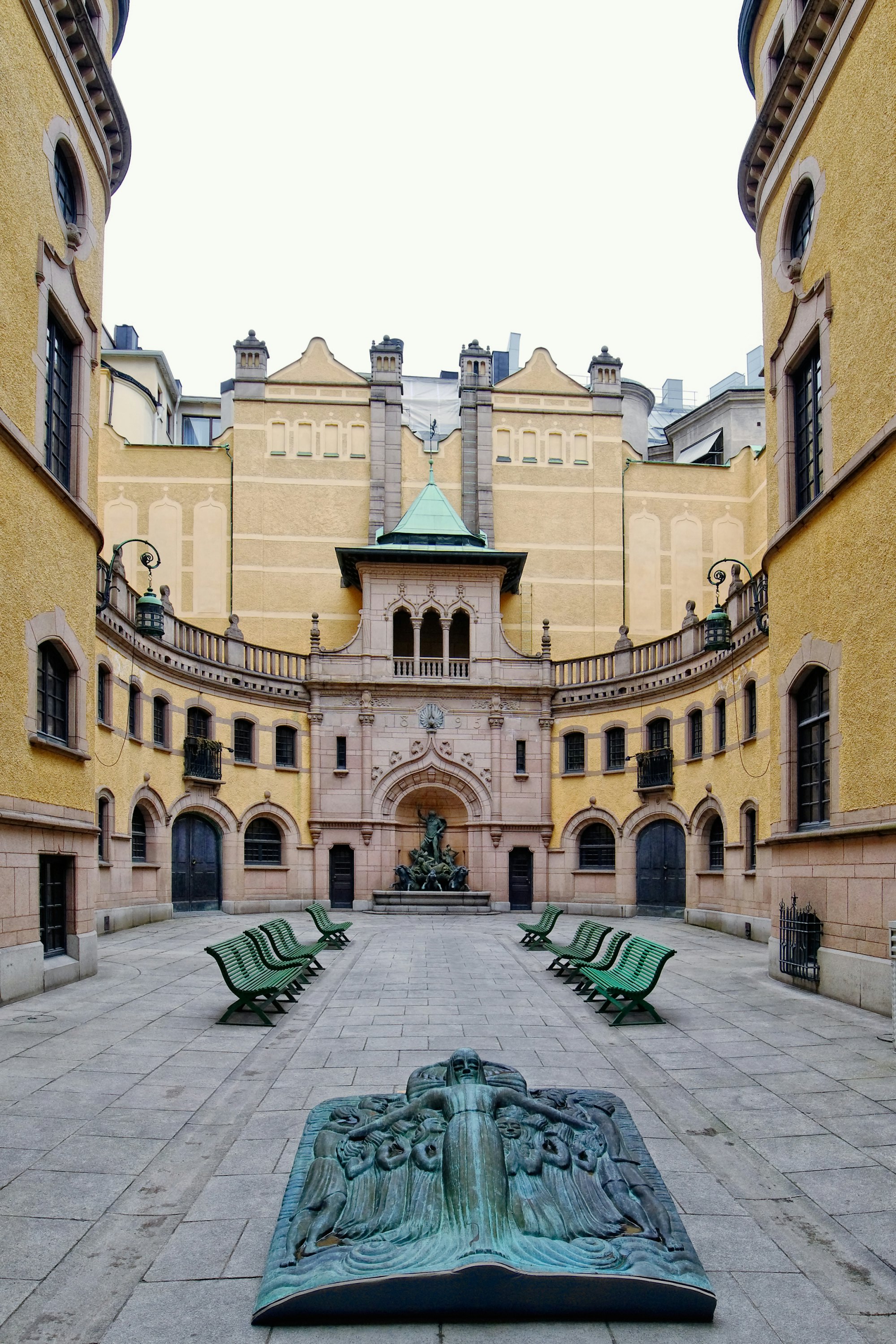 Hallwyl Museum inner courtyard.