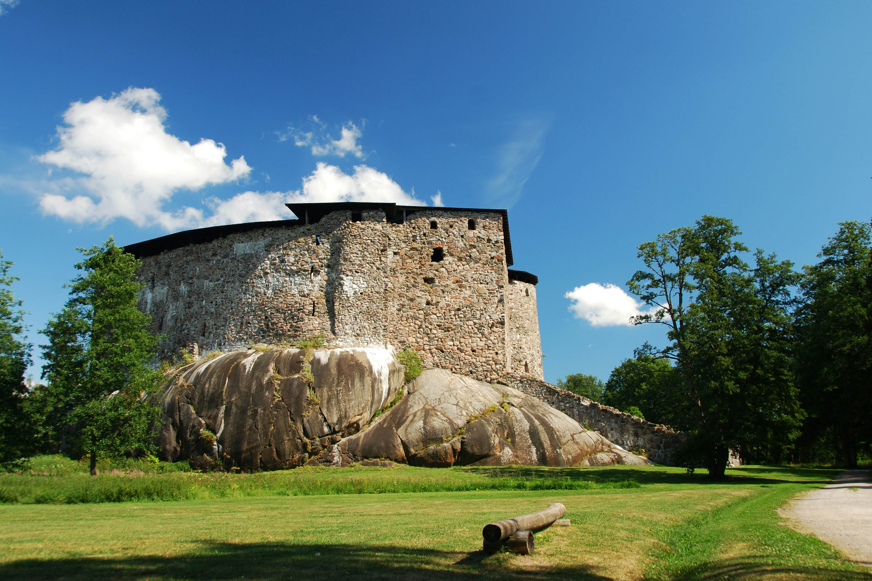 The Raseborg Castle ruins in Finland.