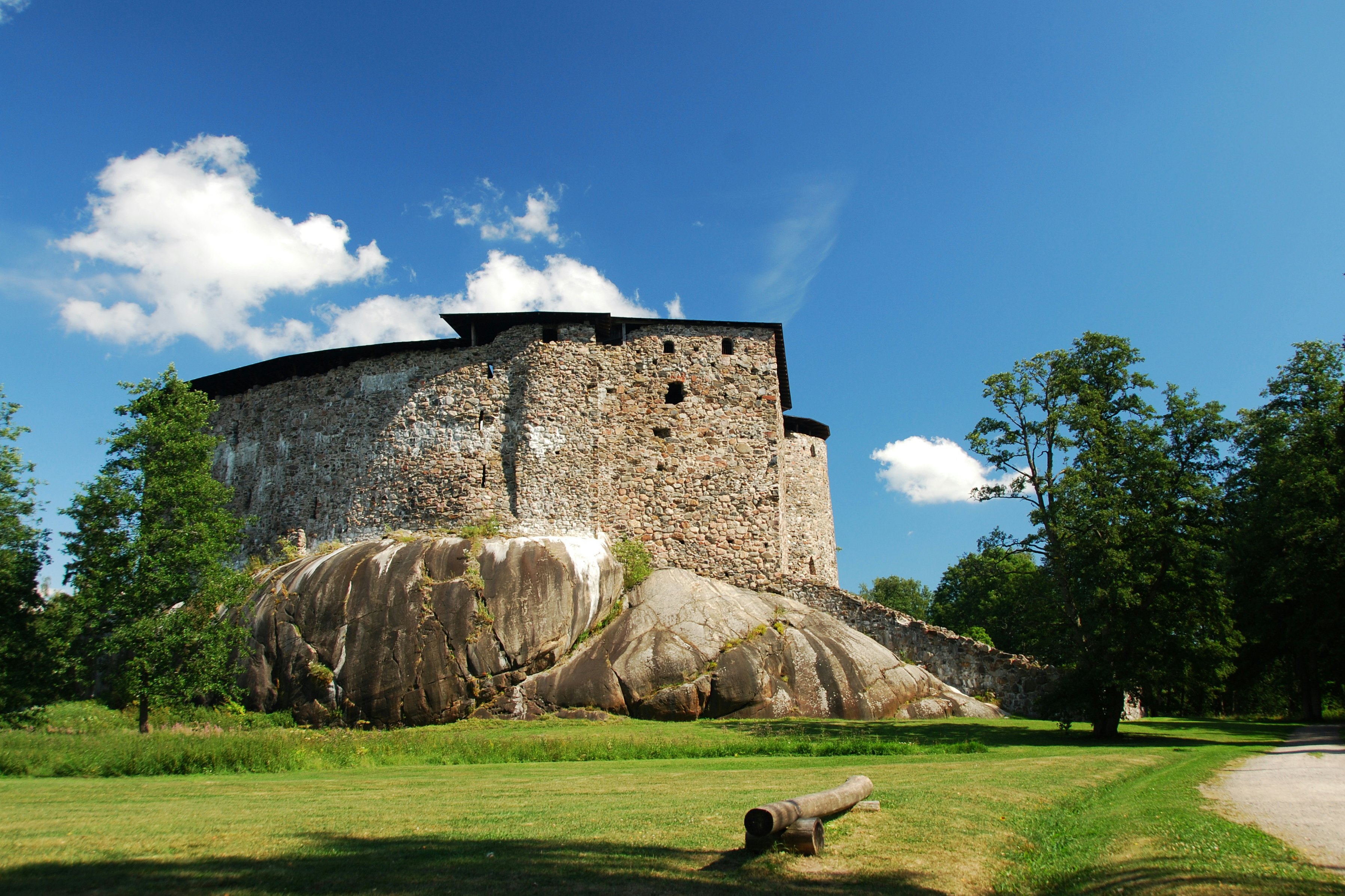The Raseborg Castle ruins in Finland.