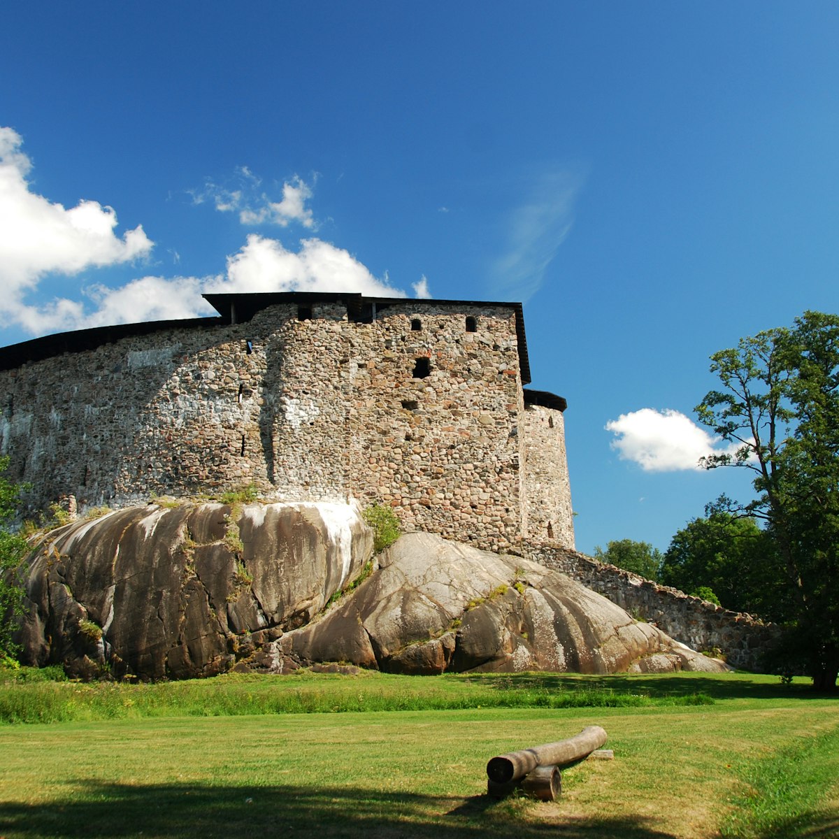 The Raseborg Castle ruins in Finland.