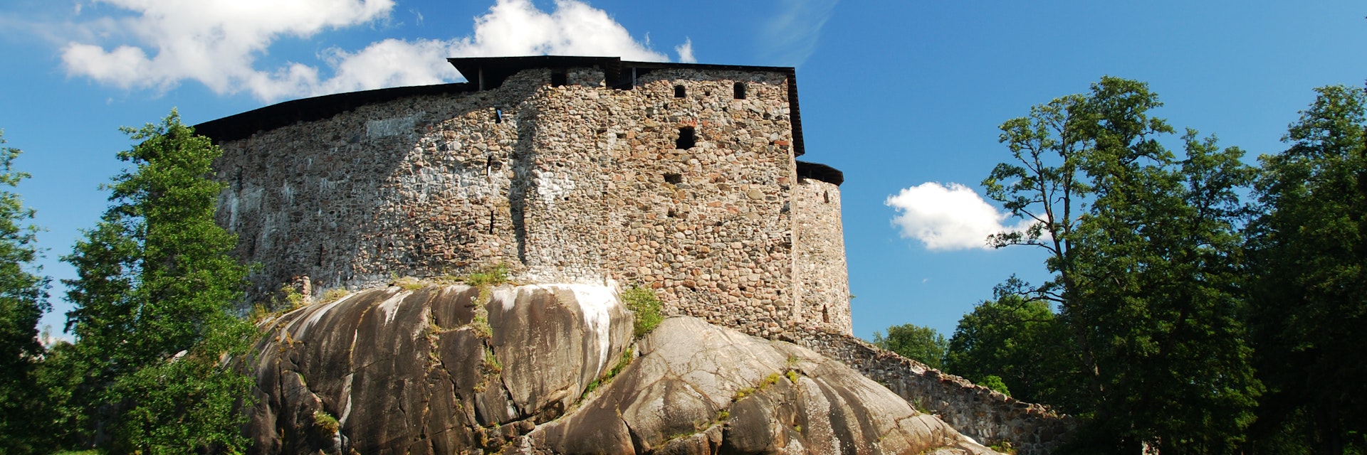 The Raseborg Castle ruins in Finland.
