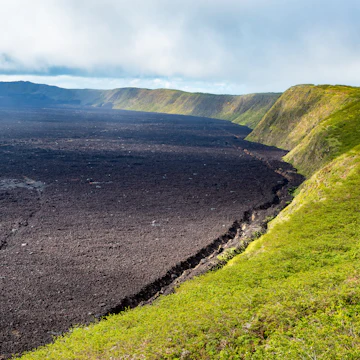 Crater of Sierra Negra Volcano on Isabela Island.