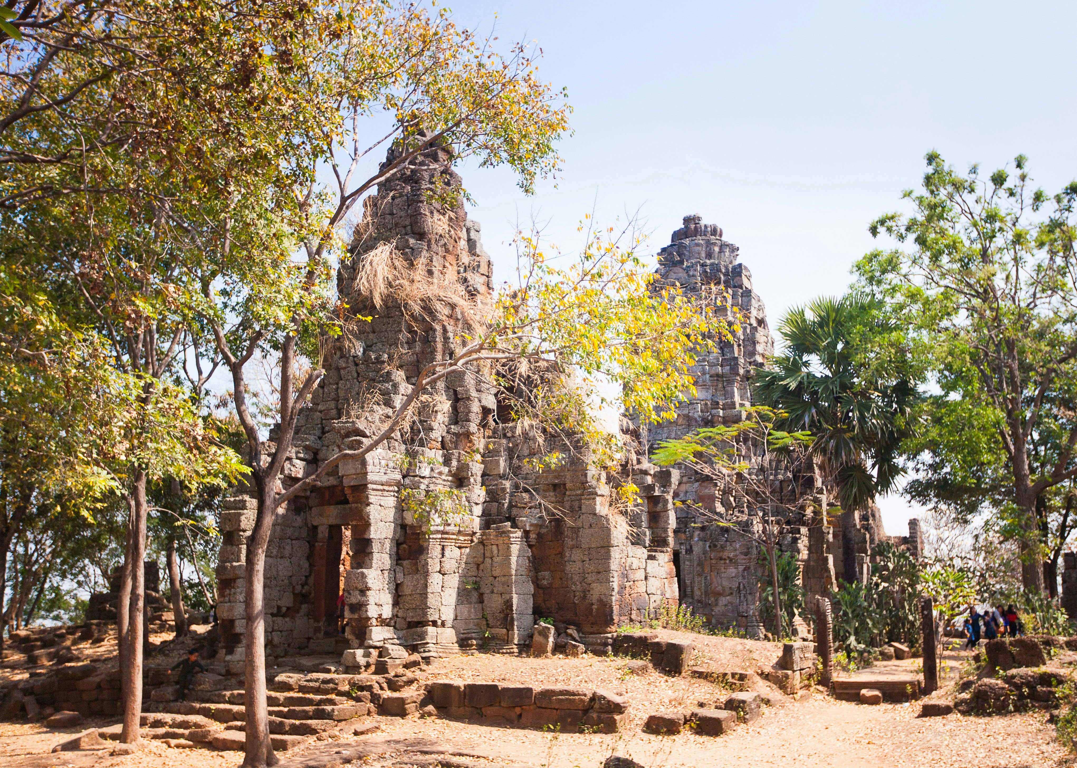 Prasat Banan temple in Battambang, Cambodia.