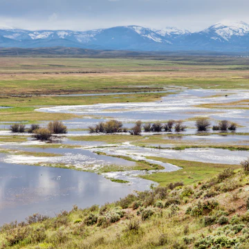 The Illinois River meanders through Arapaho National Wildlife Refuge.