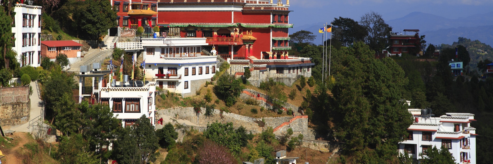The Thrangu Tashi Yangtse Monastery in Nepal.