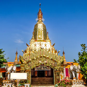 Mya Kyauk Kyaung at Yankin Hill, Mandalay.