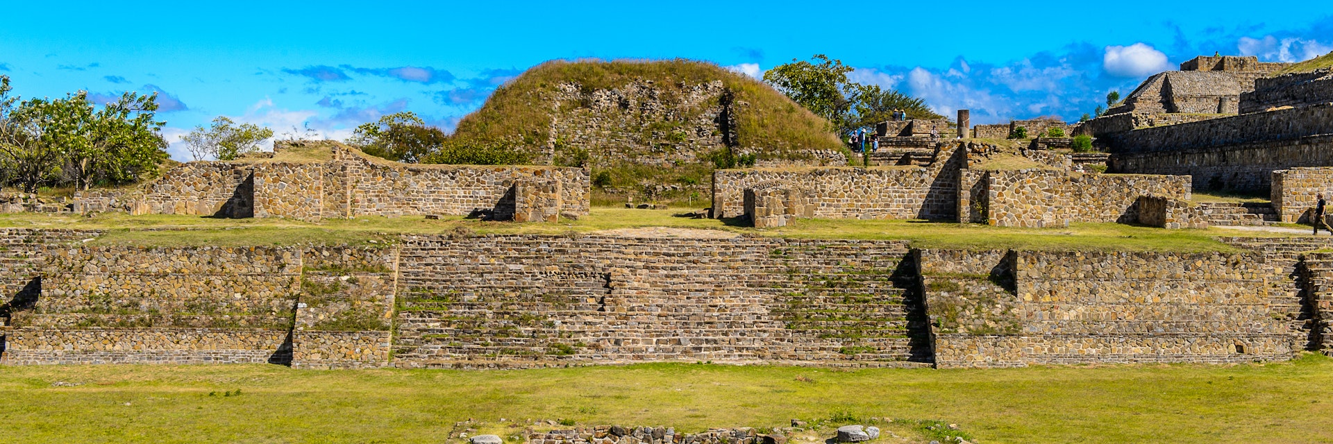 Buildings of the North Platform at Monte Alban.