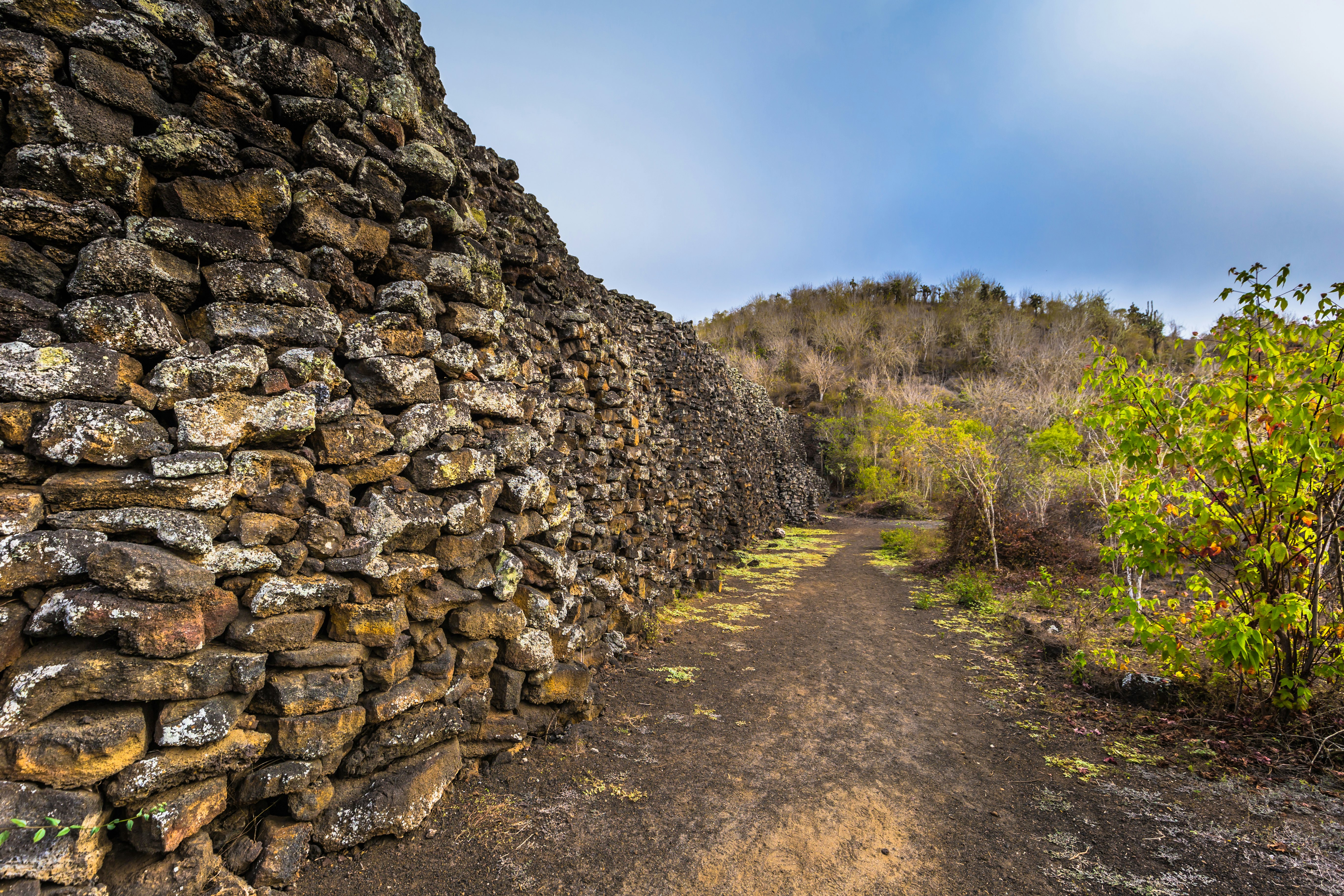 Wall of Tears on Isabela Island, Galapagos Islands, Ecuador.