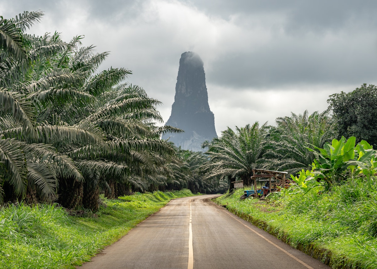Pico Cão Grande in Sao Tome and Principe, nature landscape. Travel to Sao Tome and Principe. Beautiful paradise island in Gulf of Guinea. Former colony of Portugal.; Shutterstock ID 1193588719; purchase_order: 65050; job: ; client: ; other:
1193588719