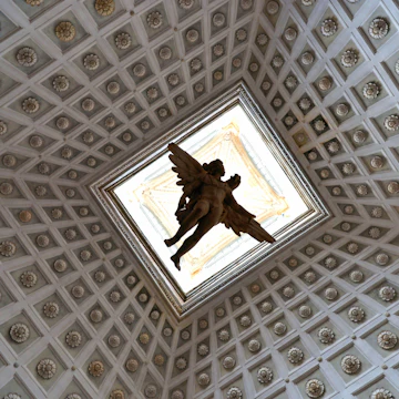 Venice, Italy 02.12.2018. detail of interior in historical Palazzo Grimani building with flying angel statue and wall decorations build in 1556; Shutterstock ID 1287835957; purchase_order: 65050; job: poi; client: ; other:
1287835957