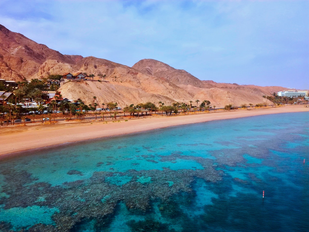 View from Underwater Observatory Park to Eilat Coral Beach Nature Reserve in Israel.; Shutterstock ID 1296502384; purchase_order: 65050; job: ; client: ; other:
1296502384