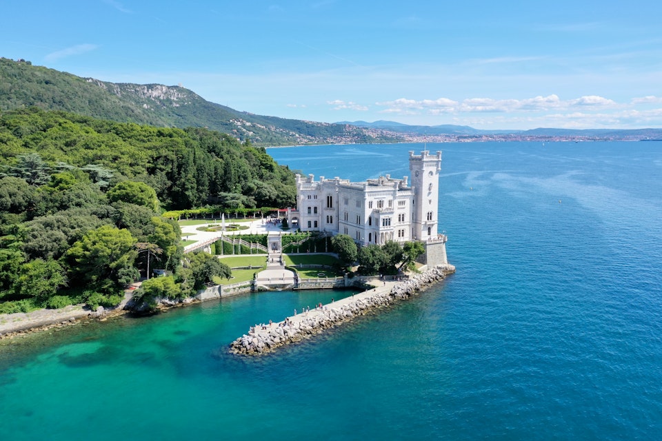 Miramare castle, Trieste, Italy.