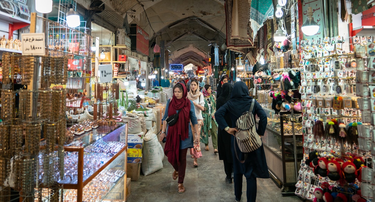Isfahan, Iran - May 2019: Grand bazaar of Isfahan, also known as Bazar Bozorg with tourists and local people shopping, historical market; Shutterstock ID 1670251840; purchase_order: 65050; job: ; client: ; other:
1670251840