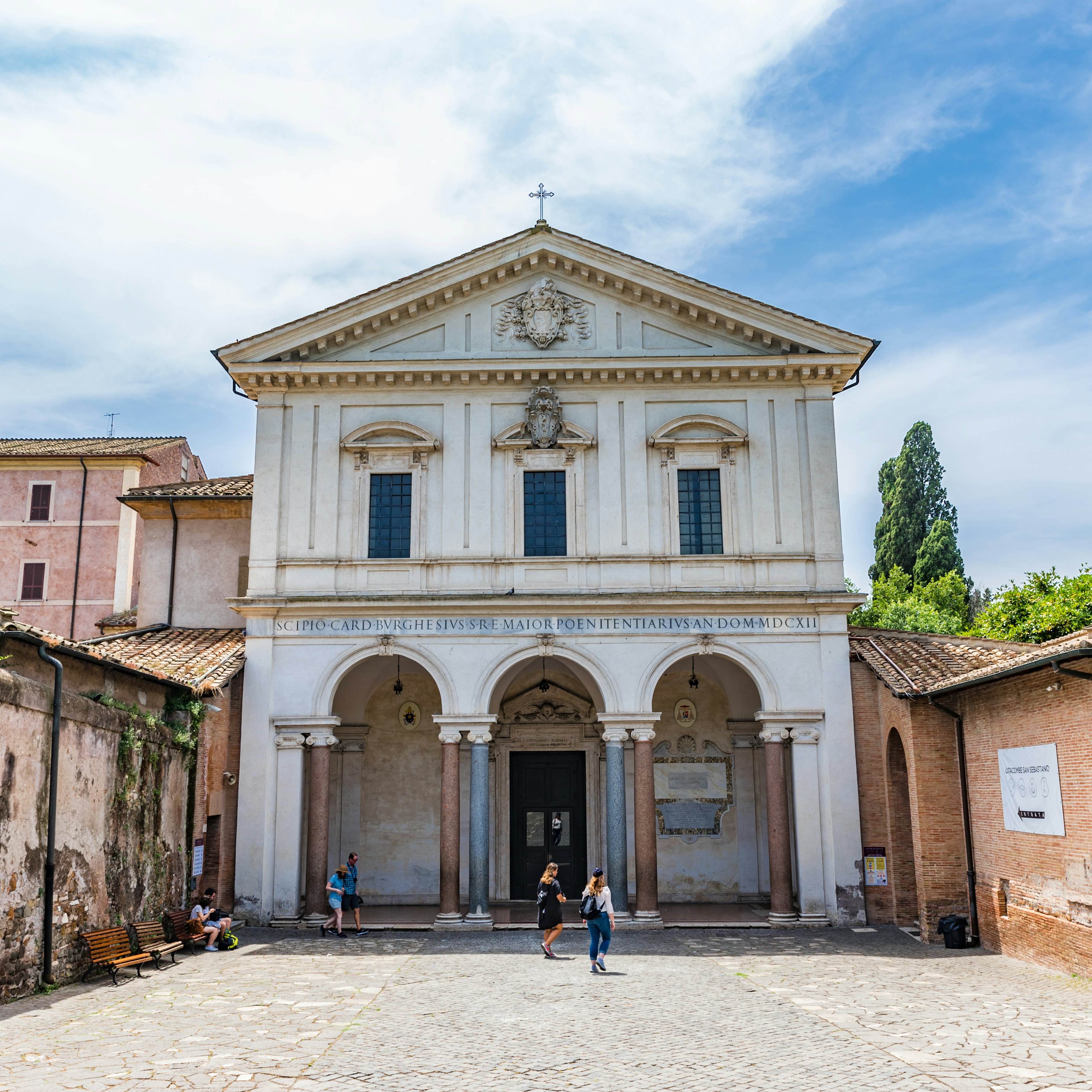 ROME, ITALY - JUNE 15, 2019: The San Sebastiano fuori le mura (Saint Sebastian outside the walls) is a basilica in Rome, central Italy.; Shutterstock ID 1689007471; purchase_order: 65050; job: poi; client: ; other:
1689007471