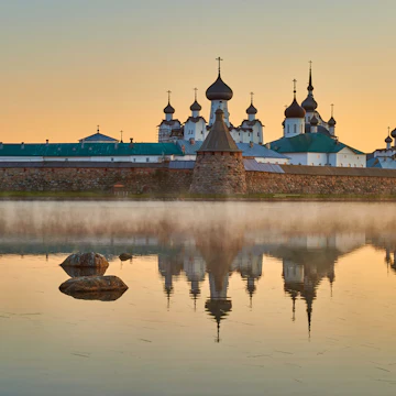 Solovetsky Spaso-Preobrazhensky Transfiguration Monastery (iconic view, Solovki Kremlin). White Sea, Russia, Arkhangelsk region, Solovki island; Shutterstock ID 1737751220; your: Sloane Tucker; gl: 65050; netsuite: Online Editorial; full: POI
1737751220