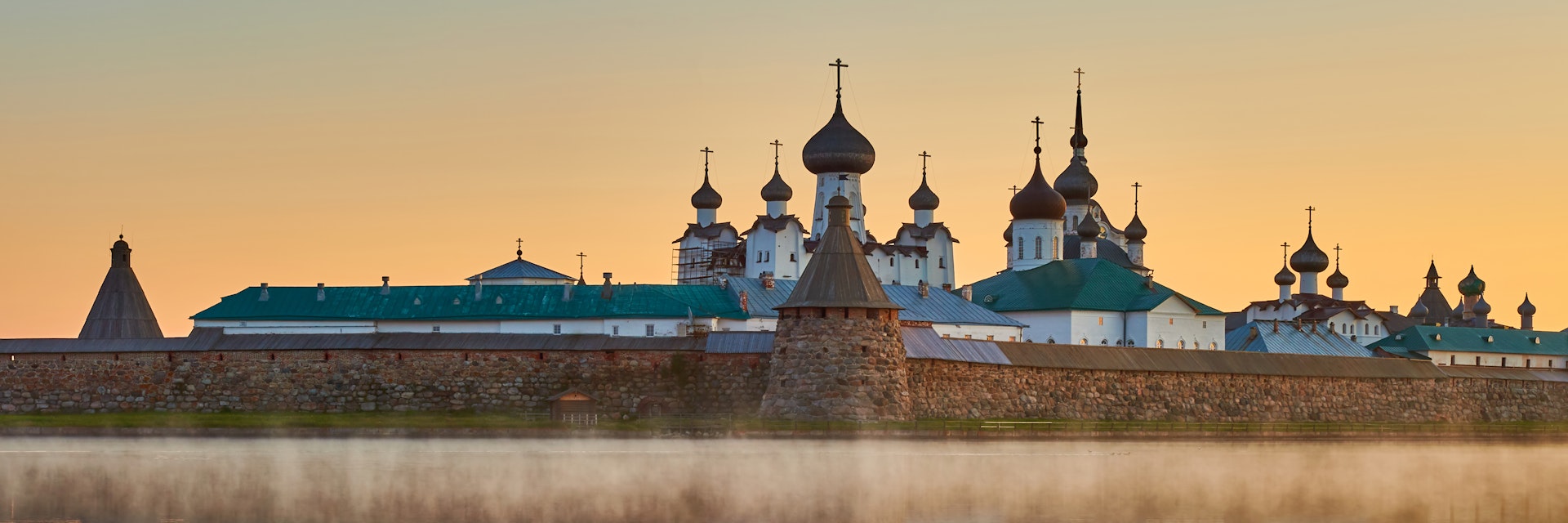 Solovetsky Spaso-Preobrazhensky Transfiguration Monastery (iconic view, Solovki Kremlin). White Sea, Russia, Arkhangelsk region, Solovki island; Shutterstock ID 1737751220; your: Sloane Tucker; gl: 65050; netsuite: Online Editorial; full: POI
1737751220