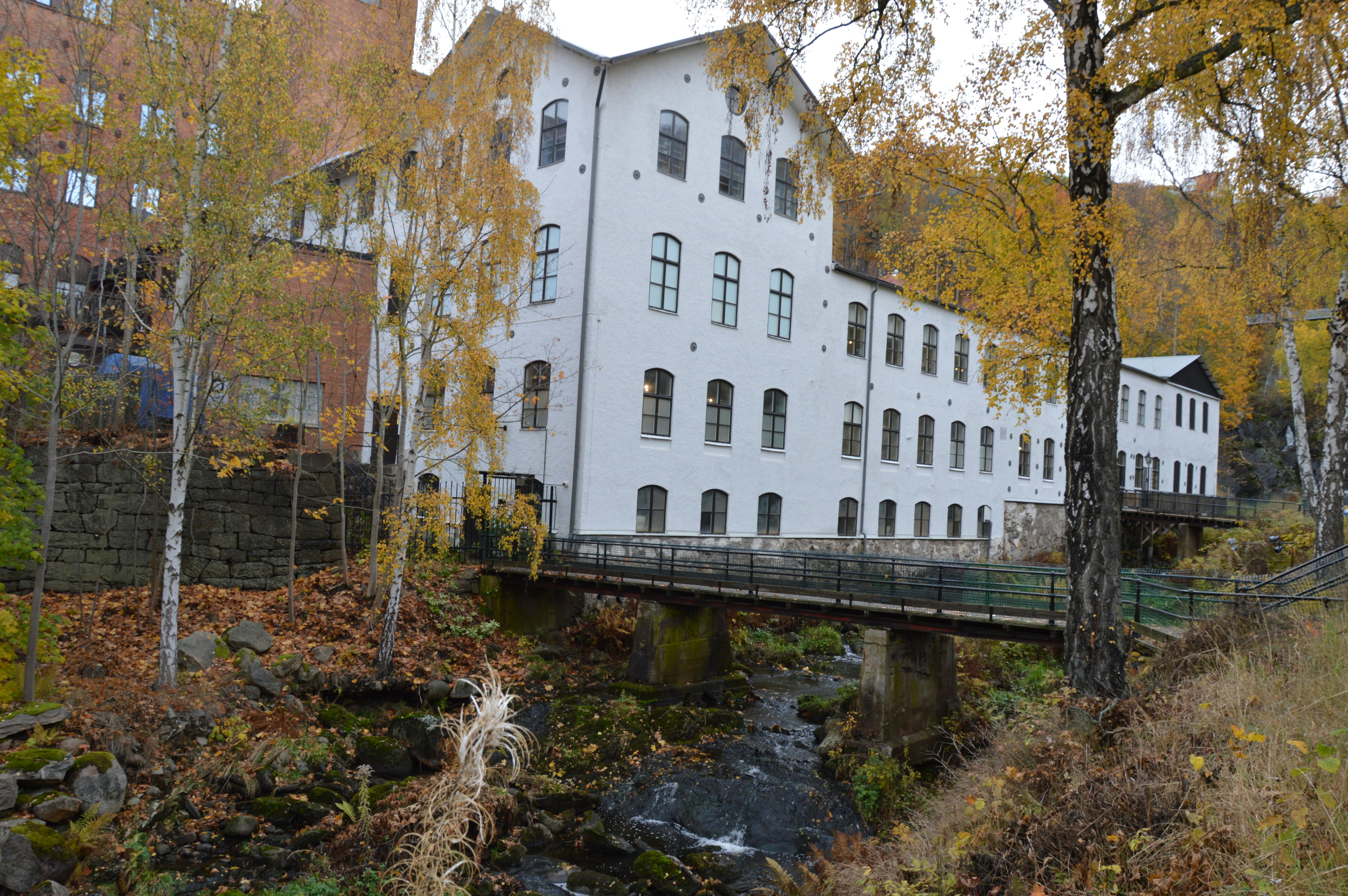Exterior of Factory Museum Husqvarna.
