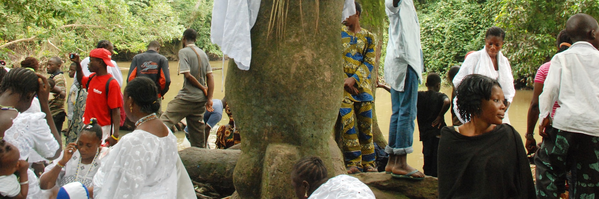 Osun State, Nigeria - August 15th, 2015 - Osun shrine by the river.
2294601747