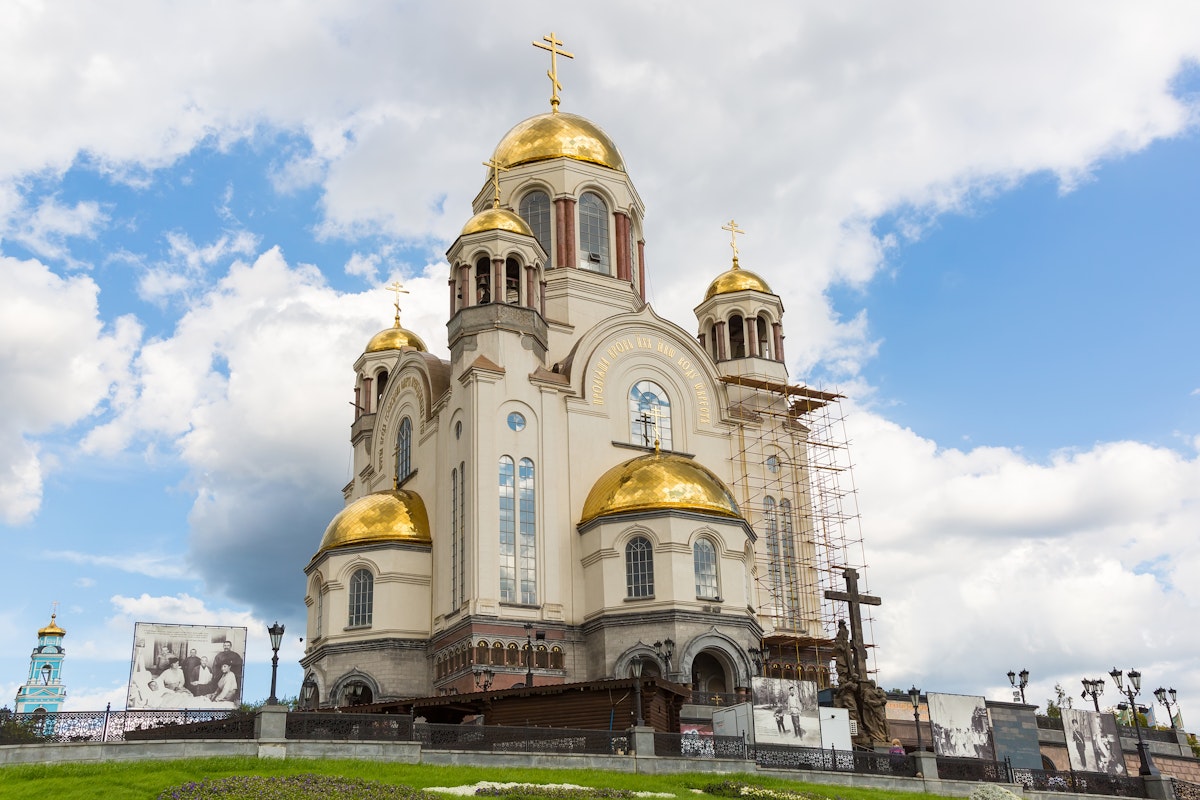 YEKATERINBURG, RUSSIA - AUG 07: Cathedral on the Blood standing on the site, where in 1918 the last royal family of Russia were executed on August 07, 2015 in Yekaterinburg, Russia. ; Shutterstock ID 305849435; purchase_order: 65050; job: ; client: ; other:
305849435