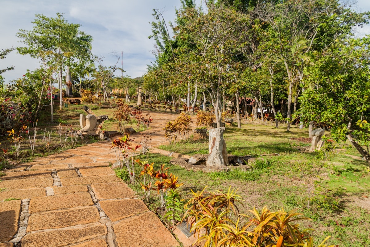 Parque para las Artes park in Barichara village, Colombia.