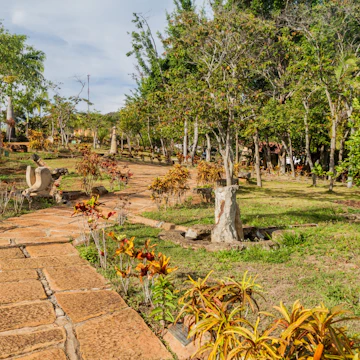 Parque para las Artes park in Barichara village, Colombia.