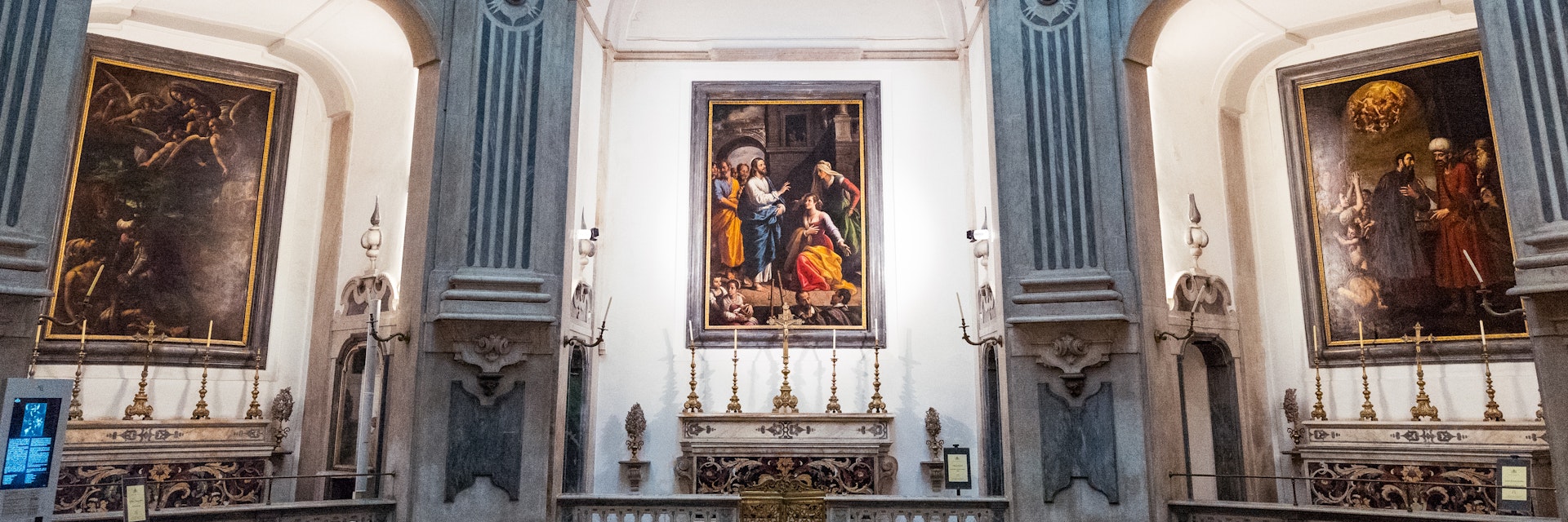 Naples, Italy - August 4, 2015:  The octagonal baroque  Pio Monte Della Misericordia church; Shutterstock ID 591080708; purchase_order: 65050; job: poi; client: ; other:
591080708