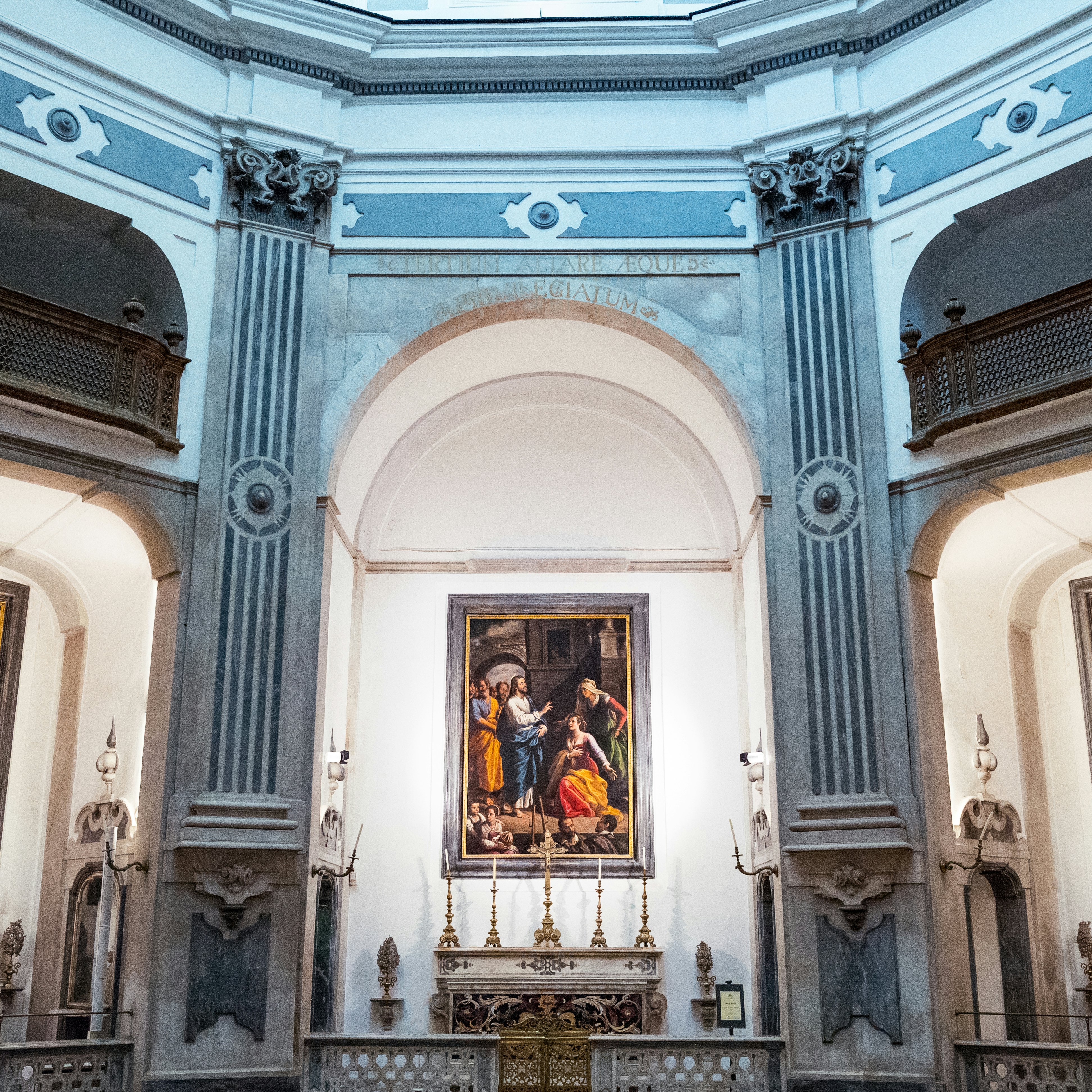 Naples, Italy - August 4, 2015: The octagonal baroque Pio Monte Della Misericordia church; Shutterstock ID 591080708; purchase_order: 65050; job: poi; client: ; other:
591080708
