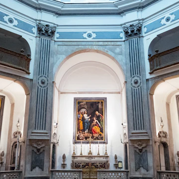 Naples, Italy - August 4, 2015: The octagonal baroque Pio Monte Della Misericordia church; Shutterstock ID 591080708; purchase_order: 65050; job: poi; client: ; other:
591080708