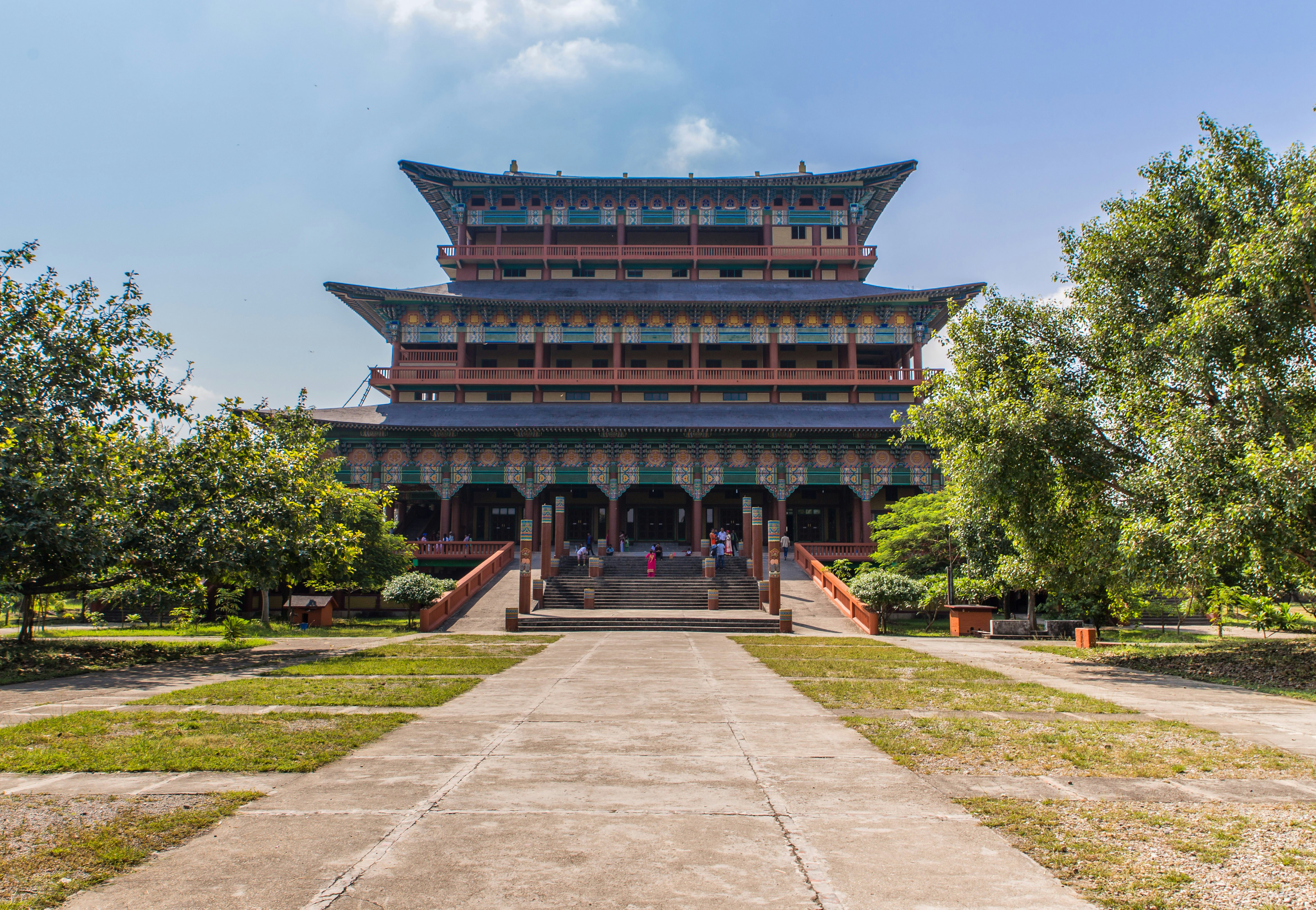 Korean buddhist temple at Lumbini.