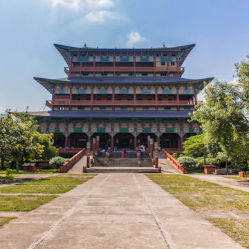 Korean buddhist temple at Lumbini.
